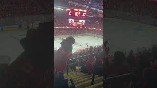 Calgary Flames Goal Horn Live No goal November 30th 2023 [upl. by Akerdnuhs]