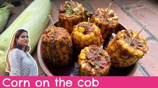 Corn on the Cob Recipe  Flavour Packed CornBhutta Masala in 15 minutes [upl. by Freddy566]