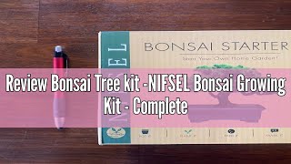 Review Bonsai Tree kit NIFSEL Bonsai Growing Kit  Complete Starter kit 5 Types of Trees  Culture [upl. by Gypsie]