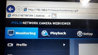 iPOLiS NETWORK CAMERA WEBVIEWER [upl. by Nnaj453]