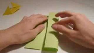 How to make an origami shurikenthrowing star [upl. by Ardnuasak]