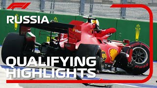 2020 Russian Grand Prix Qualifying Highlights [upl. by Auqinihs811]