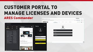 Customer Portal to Manage Licenses and Devices  ARES Commander [upl. by Vedetta]