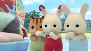 Treasure hunting at the Baby Mermaid Castle👀✨ Sylvanian Families [upl. by Hyman]