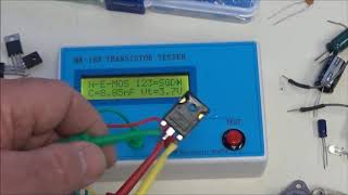 Test MOSFET Transistors with the MK168 Transistor Checker [upl. by Frendel]