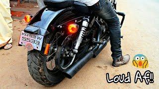 Harley Forty Eight exhaust sound 😍  Harley Davidson  Screaming Eagle [upl. by Nettle]