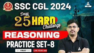 SSC CGL 2024  SSC CGL Reasoning Classes By Vinay Tiwari  CGL Reasoning Practice Set 8 [upl. by Celeste]