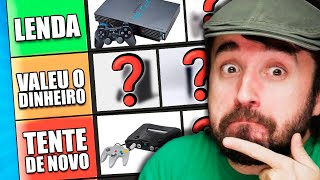 QUAL O MELHOR CONSOLE DA HISTÓRIA  Tierlist videogames [upl. by Ylicis]