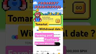 Tomarket withdrawal date  tomarket farming pool  tomarket withdrawal process  tomato airdrop [upl. by Dolora]