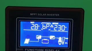 inverex yuko 52kw n solar inverter working load without battery without electricity installed [upl. by Purvis]