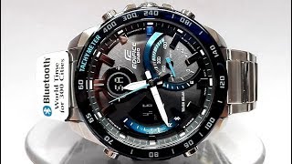 Casio Edifice ECB900DB1B Bluetooth Solar powered watch module 5582 2019 [upl. by Ndnarb]