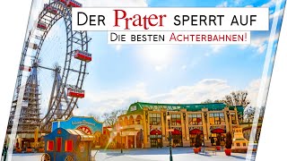 Wiener Prater 2021 😍 Das erste mal 🎡  Die BESTEN ACHTERBAHNEN 🎢 [upl. by Mobley]