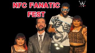 I Met Cm punk amp Jey USO NYC Fanatics Vlog [upl. by Ettenor857]