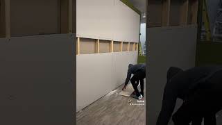 How to hang drywall sheets [upl. by Meehaf]