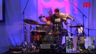 MEINL DRUM FESTIVAL 2012  Matt Halpern  Part 3 [upl. by Anirehtak]