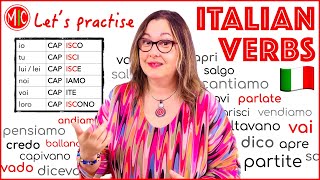 Lets Practise Italian Verbs Esercizi sui verbi  Italian Grammar Made Easy [upl. by Lesde]