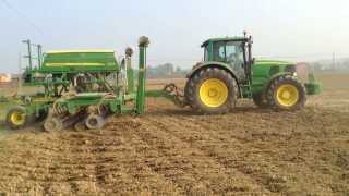 Semina su sodo con John Deere 6920S e seminatrice 750A [upl. by Car672]