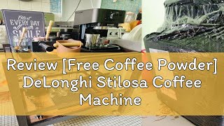 Review Free Coffee Powder DeLonghi Stilosa Coffee Machine  EC230BK Pump Espresso Machine Coffe [upl. by Asia]