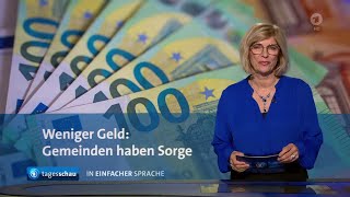 tagesschau in Einfacher Sprache 1900 Uhr 22102024 [upl. by Atinahc783]