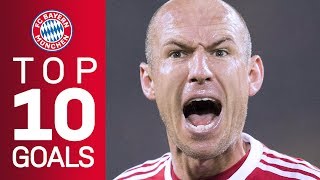 Arjen Robbens best goals for FC Bayern [upl. by Neelloc267]