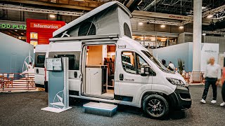 WESTFALIA COLUMBUS 540D 2024 REVIEW Caravan Salon Düsseldorf 2023 COMFY SEATS WITH POPUP ROOF [upl. by Otilopih]