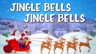 Jingle Bells Jingle Bells  Popular Christmas Carols With Lyrics  Songs For Kids [upl. by Gillette]