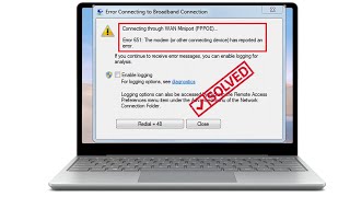 Error 651 Broadband Connection Windows [upl. by Ise344]