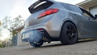 mazdaspeed 3 2nd gen single exit exhaust [upl. by Tshombe]