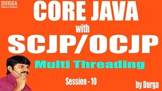 Core Java with OCJPSCJP Multi Threading Part10  Inter Thread Communication Part1 [upl. by Killian]