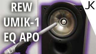 Correct your speakers with REW UMIK1 and Equalizer APO Room Correction Tutorial [upl. by Nevad732]