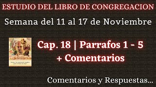 ESTUDIO DE LIBRO DE CONGREGACIÓN ✅ SEMANA DEL 11 AL 17 DE NOVIEMBRE [upl. by Notsek]