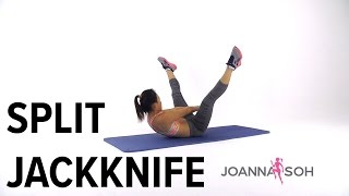 How to do Split Jack Knife  Joanna Soh [upl. by Ainelec]