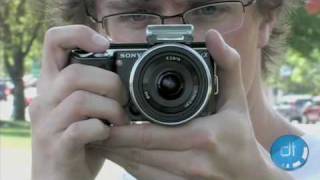 Sony Alpha NEX5 HandsOn Review [upl. by Mellie110]