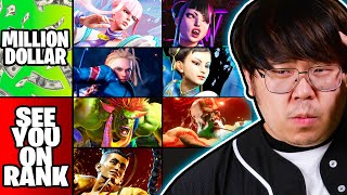 THE OFFICIAL STREET FIGHTER 6 TIERLIST [upl. by Tabib221]