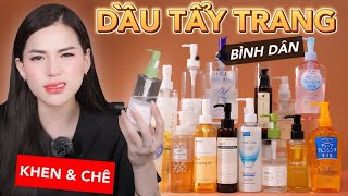 REVIEW TOP 13 DẦU TẨY TRANG BÌNH DÂN SIÊU HOT  Khen amp chê banh nóc CĂNG BÓNG HAY BÙNG MỤN [upl. by Iralav326]