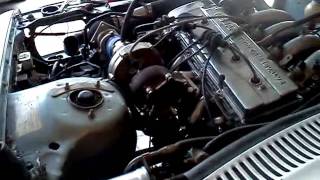 Volvo 240 KA24DET Swap First Start [upl. by Etnoed]