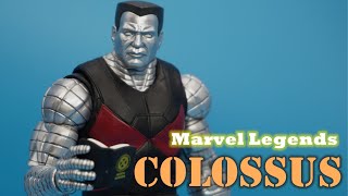 Marvel Legends Colossus Deadpool Action Figure Unboxing Review [upl. by Ahsikrats]