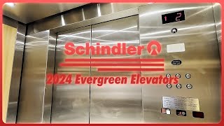 Schindler 300A Hydraulic Elevator  GAP University Village  Seattle WA [upl. by Yenahpets]