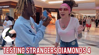 Testing Strangers Diamonds 😭💎 Pt 4  Atlanta Mall Edition  Public Interview [upl. by Nasya]