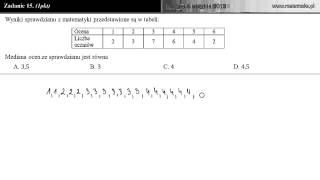 Zadanie 15  matura próbna 4 styczeń 2013 [upl. by Suoilenroc912]