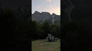 spot bivouac camping car 4x4 Albanie voyage offroad overlanding4x4 overlanding travel [upl. by Wells]