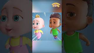 Walking Walking Hop Hop Song Part 1  Nursery Rhymes amp Kids Songs  Happy Tots [upl. by Rafa205]