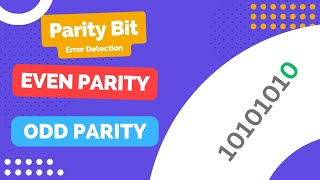 Parity Bit or Check Bit  Even Parity Odd Parity  Bangla Tutorial [upl. by Eserahs]