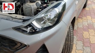 Brightest LED Install in HYUNDAI AURA  HIGH ON DRIVE 150W  H4 Socket [upl. by Endor356]