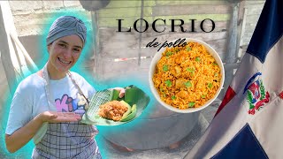 Cocinando locrio al estilo Dominicano para el equipo de Nany [upl. by Bergen]