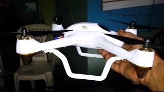 HUBSAN H501S  BEST LANDING GEAR HEAVY DUTY LIGHT WEIGHT HOME MADE [upl. by Adnilahs991]