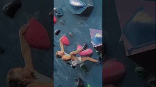 Moving through an excellent left leaning sloper line bouldering climbing rockclimbing climber [upl. by Croft]