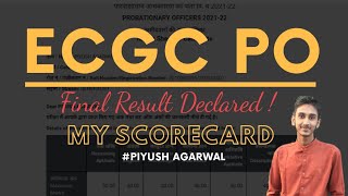 My ECGC PO scorecard  Interview   Learnings [upl. by August]