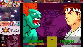 Drew Blanka vs Lion Plex Ryu  Alpha 3 Casual Set  Red Parry NYC 61724 [upl. by Attinahs]