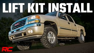 Installing 19992006 GM 1500 Pickup 15 to 25inch Suspension Lift Kit by Rough Country [upl. by Head315]